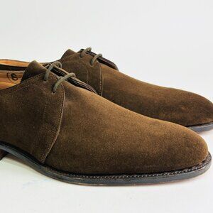John Lobb "Orion" 2 eyelet Derby US 8.5 D Snuff Suede UK 8E